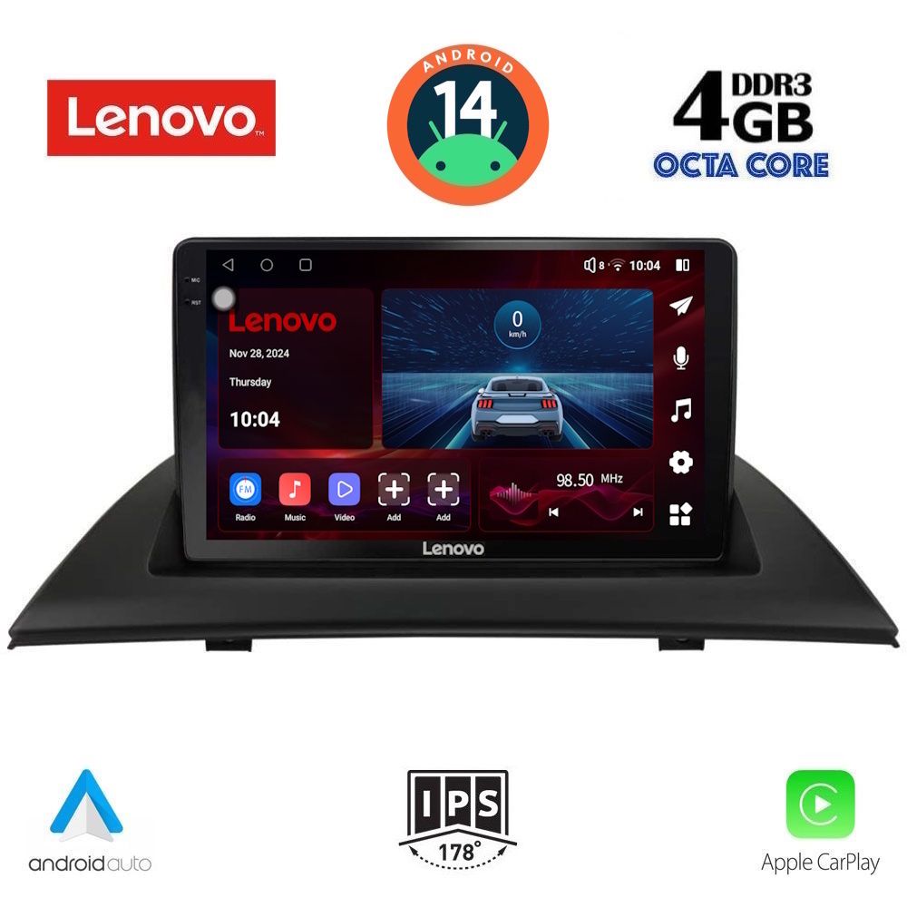 Βλησαρούλης Car Center - LENOVO SSV 8058_CPA (9inc) MULTIMEDIA TABLET for BMW X3 (E83) mod. 2003-2010