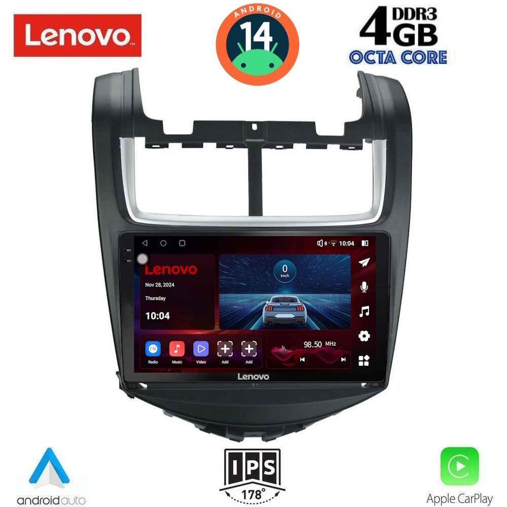 Βλησαρούλης Car Center - LENOVO SSV 8075_CPA (9inc) MULTIMEDIA TABLET for CHEVROLET AVEO mod. 2014-2017