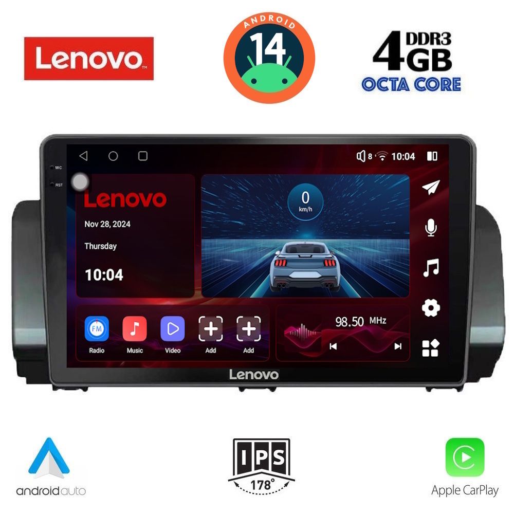 Βλησαρούλης Car Center - LENOVO SSV 8109_CPA (9inc) MULTIMEDIA TABLET for DACIA LOGAN - SANDERO - JOGGER mod. 2020>