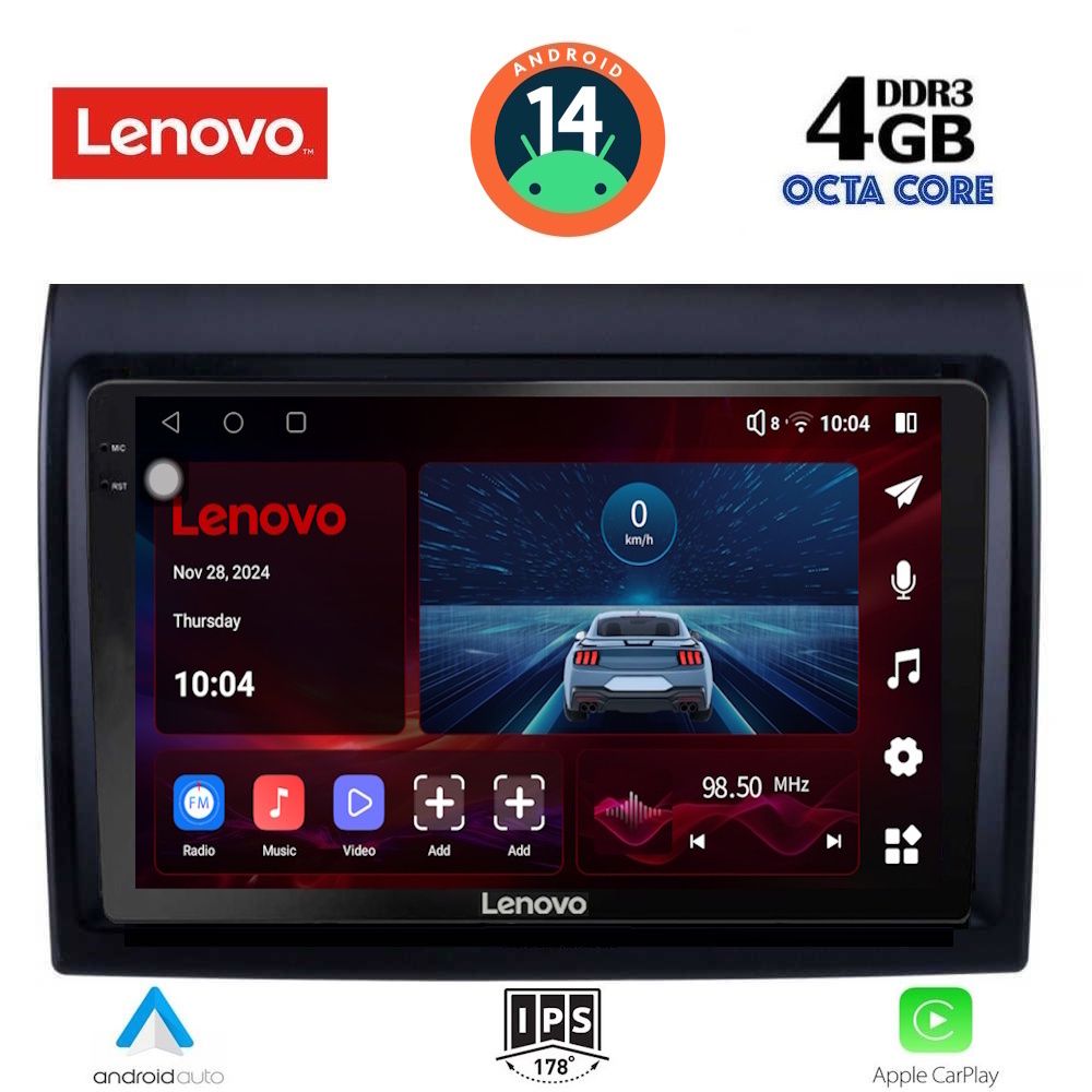 Βλησαρούλης Car Center - LENOVO SSV 8140_CPA (9inc) MULTIMEDIA TABLET for FIAT DUCATO mod. 2006-2011