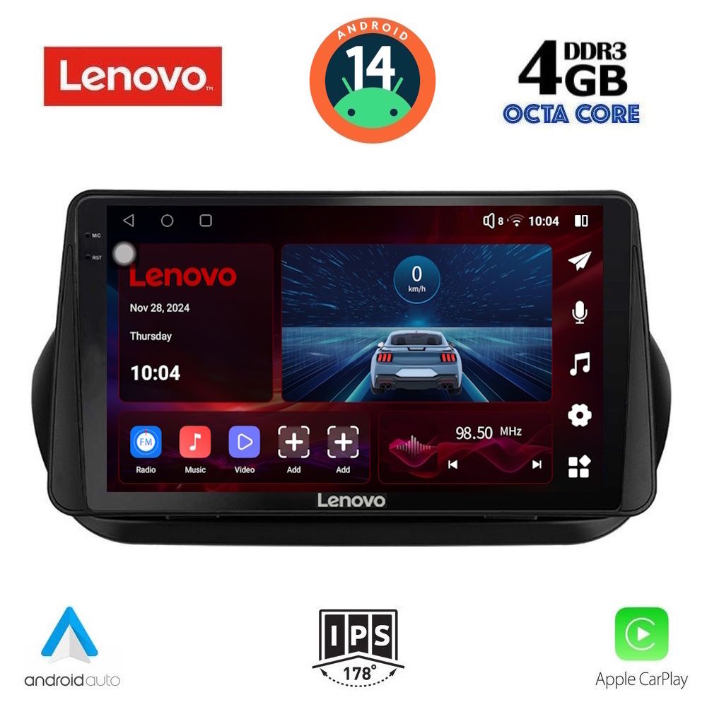 Βλησαρούλης Car Center - LENOVO SSV 8142_CPA (9inc) MULTIMEDIA TABLET for CITROEN – FIAT – PEUGEOT mod. 2008-2018