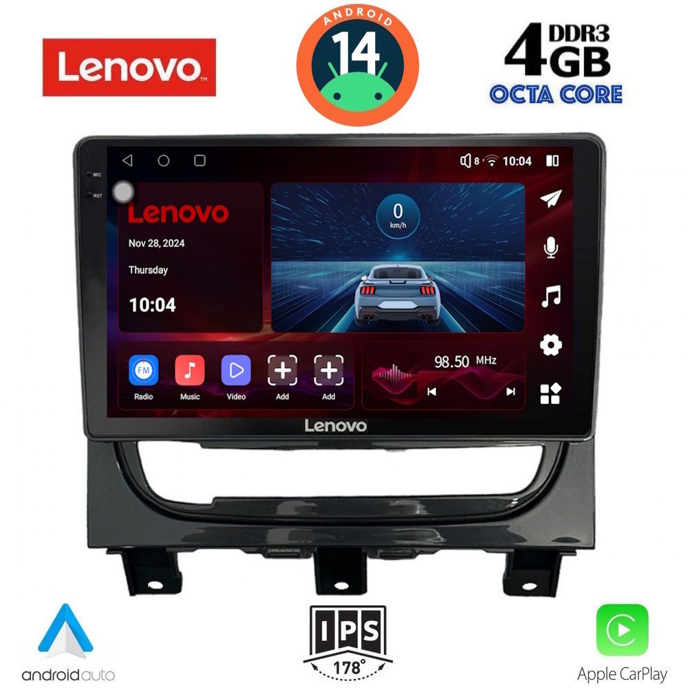 Βλησαρούλης Car Center - LENOVO SSV 8146_CPA (9inc) MULTIMEDIA TABLET for FIAT STRADA mod. 2012-2020