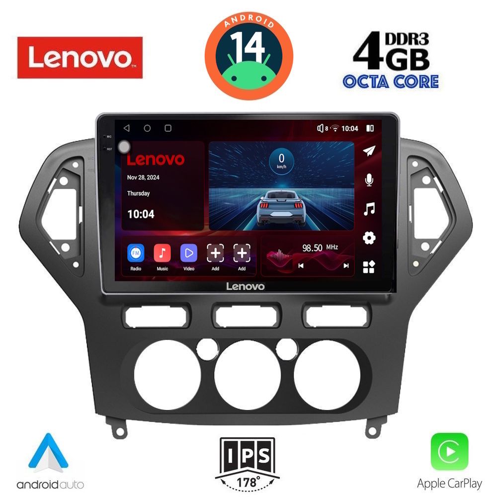 Βλησαρούλης Car Center - LENOVO SSV 8162_CPA A/C (10inc) MULTIMEDIA TABLET for FORD MONDEO mod. 2007-2011