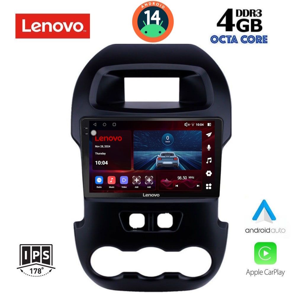 Βλησαρούλης Car Center - LENOVO SSV 8171_CPA (9inc) MULTIMEDIA TABLET for FORD RANGER mod. 2011-2015