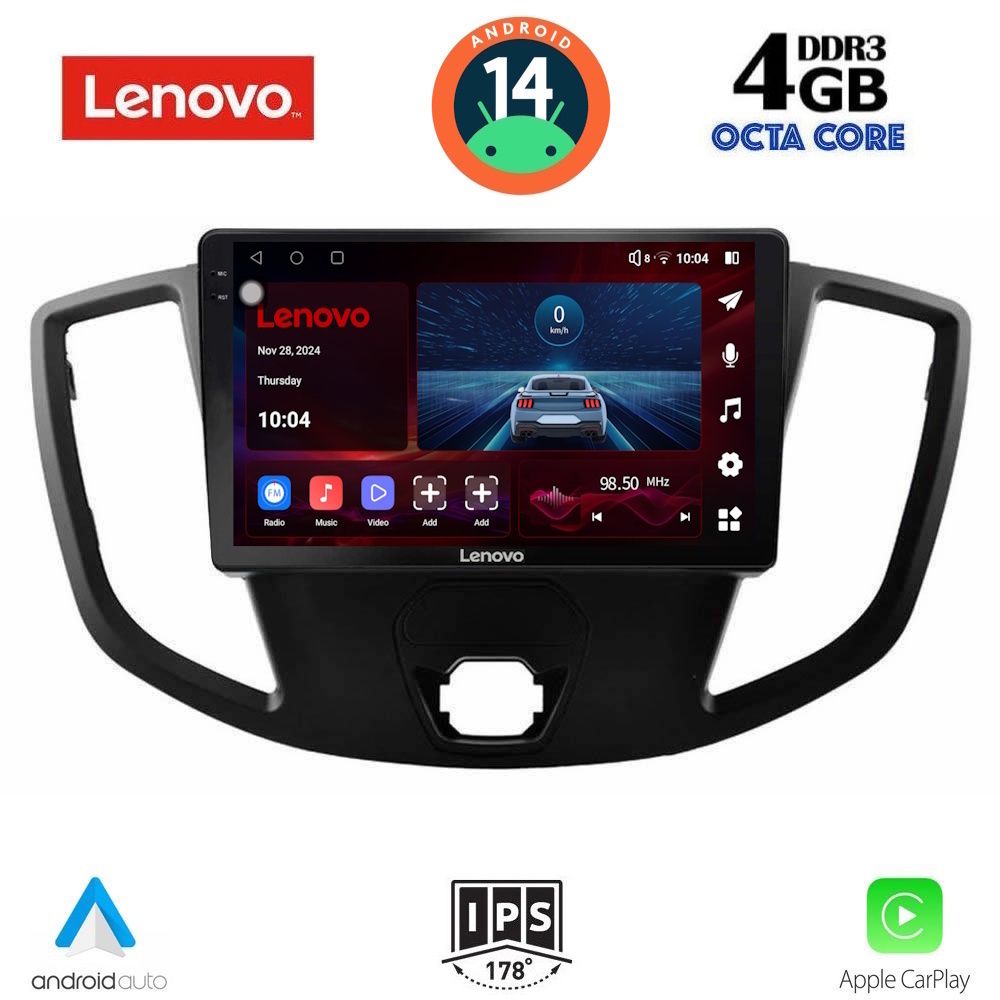 Βλησαρούλης Car Center - LENOVO SSV 8179_CPA  (9inc) MULTIMEDIA TABLET for FORD TRANSIT mod. 2014-2020