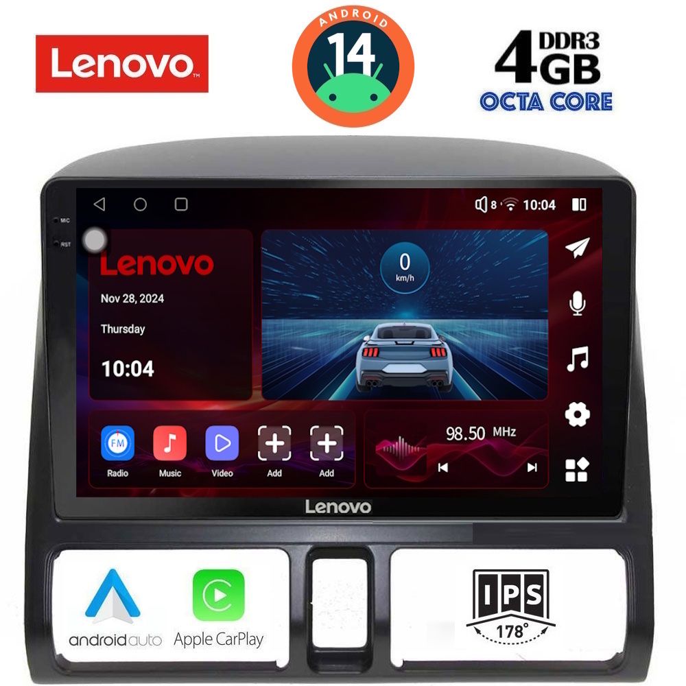 Βλησαρούλης Car Center - LENOVO SSV 8196_CPA CLIMA (9inc) MULTIMEDIA TABLET for HONDA CRV mod. 1996-2006