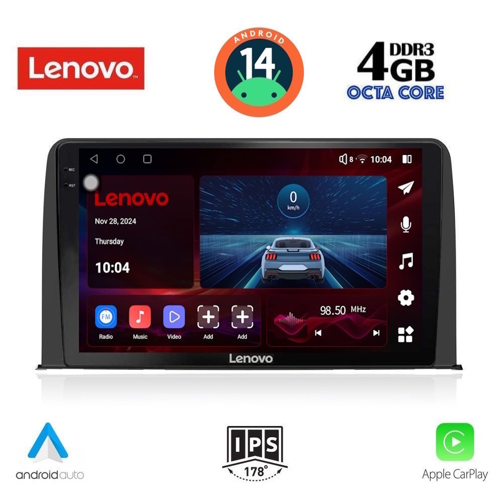 Βλησαρούλης Car Center - LENOVO SSV 8199_CPA (10inc) MULTIMEDIA TABLET for HONDA CRV mod. 2017>