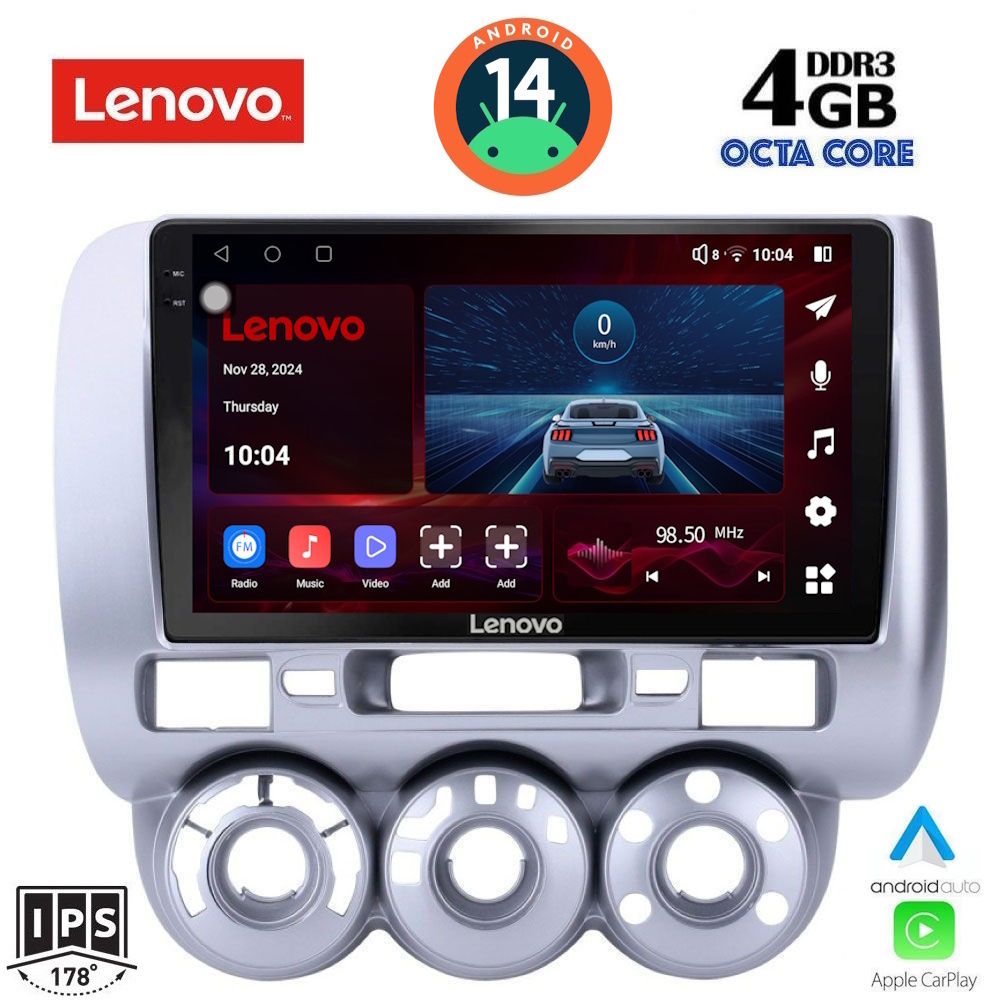 Βλησαρούλης Car Center - LENOVO SSV 8210_CPA A/C (9inc) MULTIMEDIA TABLET for HONDA JAZZ mod. 2002-2008