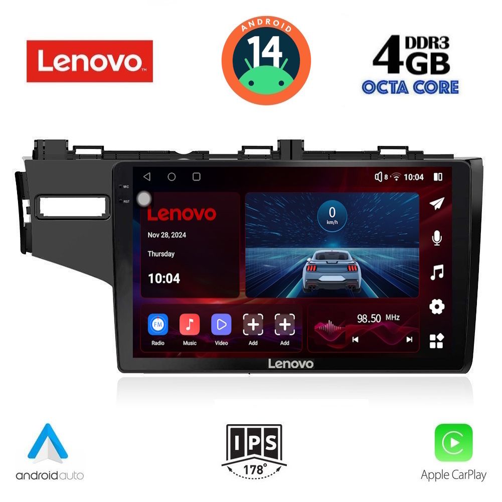Βλησαρούλης Car Center - LENOVO SSV 8212_CPA (10inc) MULTIMEDIA TABLET for HONDA JAZZ mod. 2013>