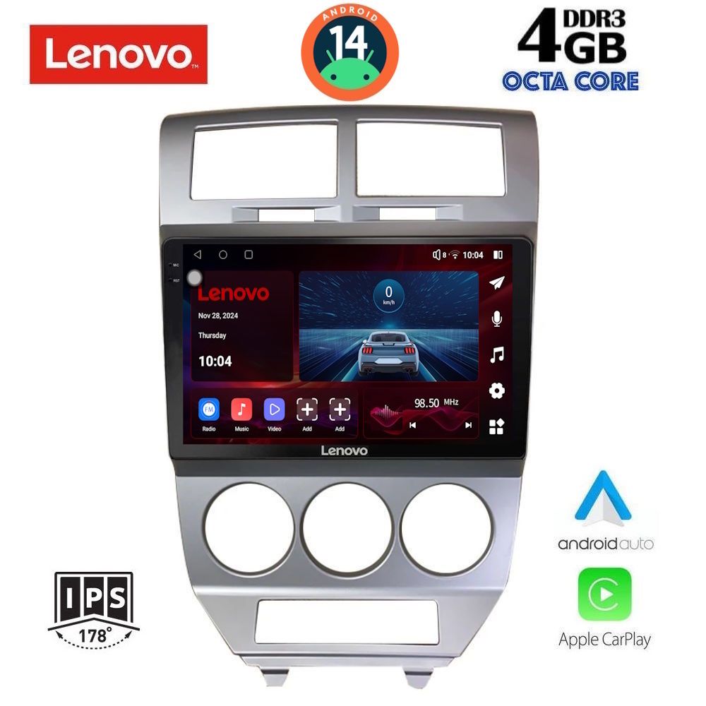 Βλησαρούλης Car Center - LENOVO SSV 8275_CPA (10inc) MULTIMEDIA TABLET for DODGE CALIBER mod. 2006-2012