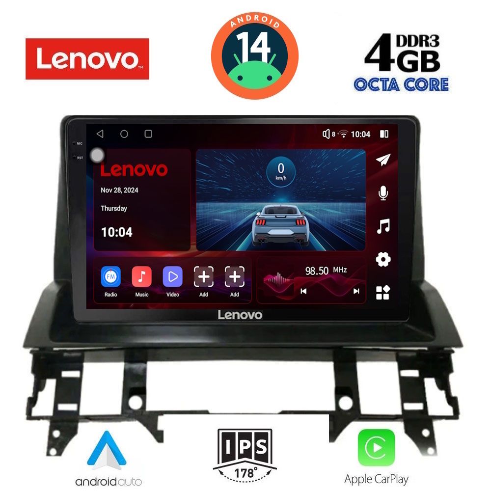 Βλησαρούλης Car Center - LENOVO SSV 8376_CPA DASH (10inc) MULTIMEDIA TABLET for MAZDA 6 mod. 2002-2008