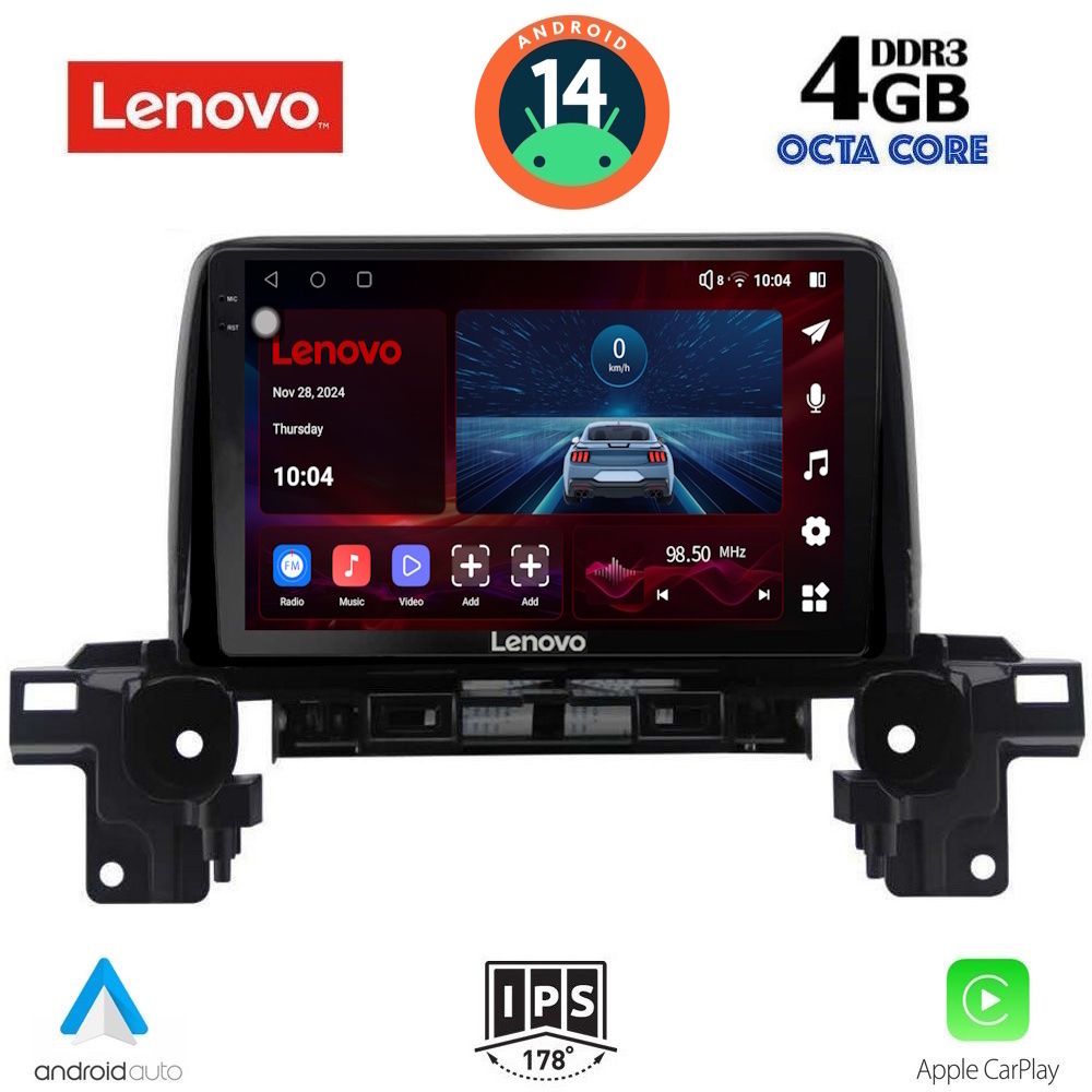 Βλησαρούλης Car Center - LENOVO SSV 8381_CPA (9inc) MULTIMEDIA TABLET for MAZDA CX5 mod. 2017>