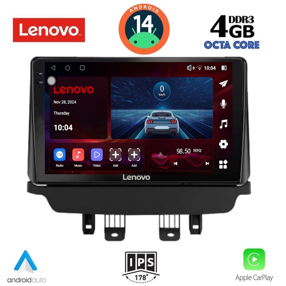 Βλησαρούλης Car Center - LENOVO SSV 8384_CPA (9inc) MULTIMEDIA TABLET for MAZDA CX3 mod. 2014>