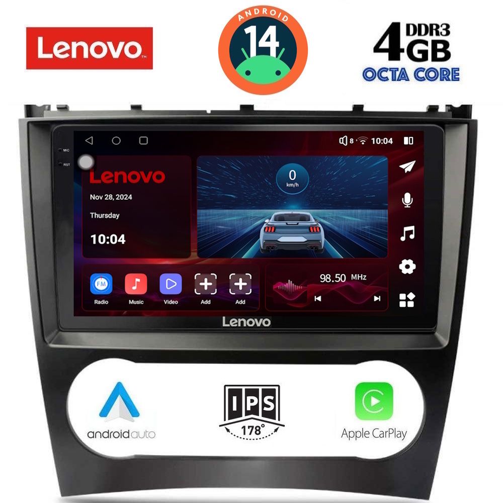 Βλησαρούλης Car Center - LENOVO SSV 8404_CPA (9inc) MULTIMEDIA TABLET for MERCEDES C – CLK (W203-209) mod. 2004-2008