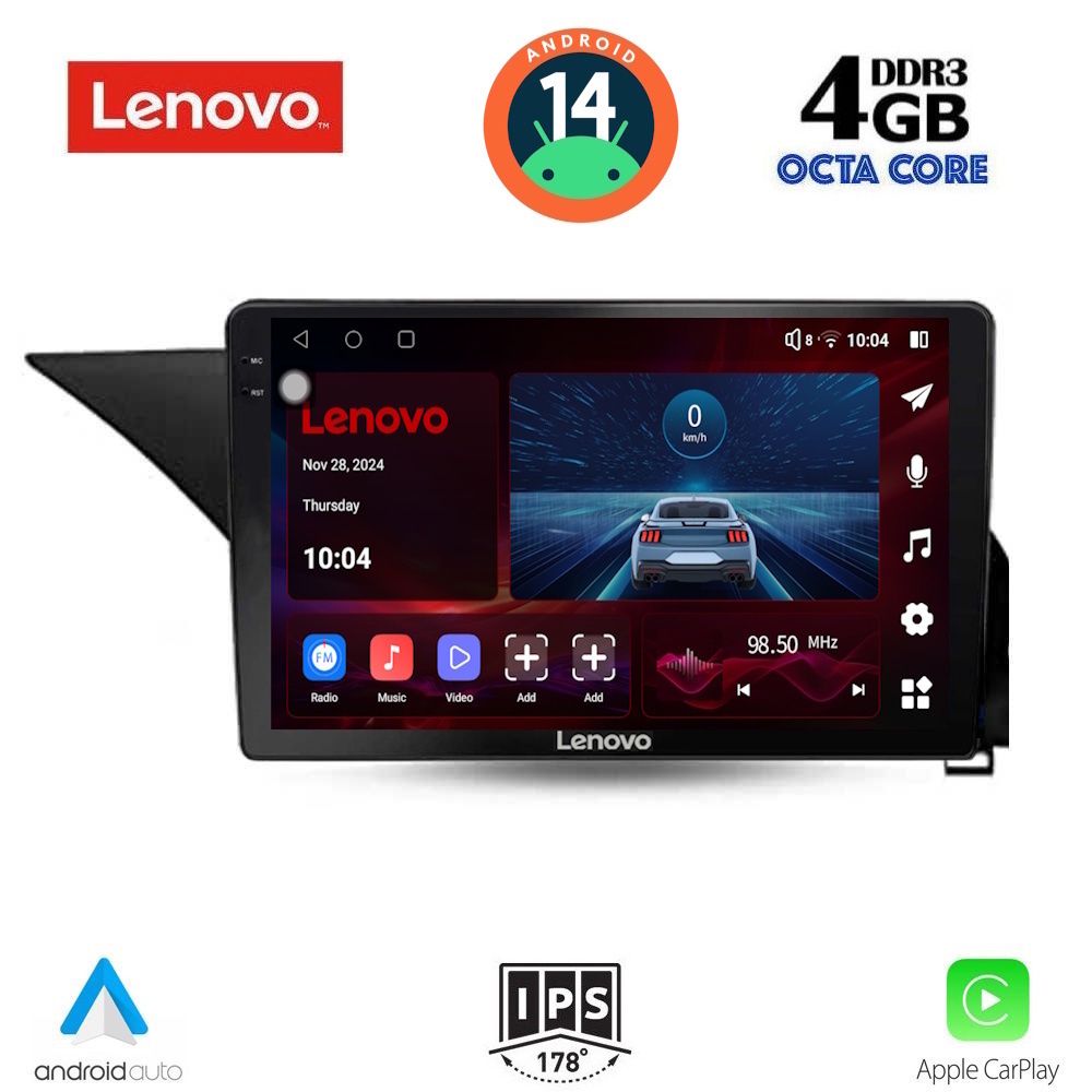 Βλησαρούλης Car Center - LENOVO SSV 8409_CPA (10inc) MULTIMEDIA TABLET for MERCEDES E (W212) mod. 2009-2016