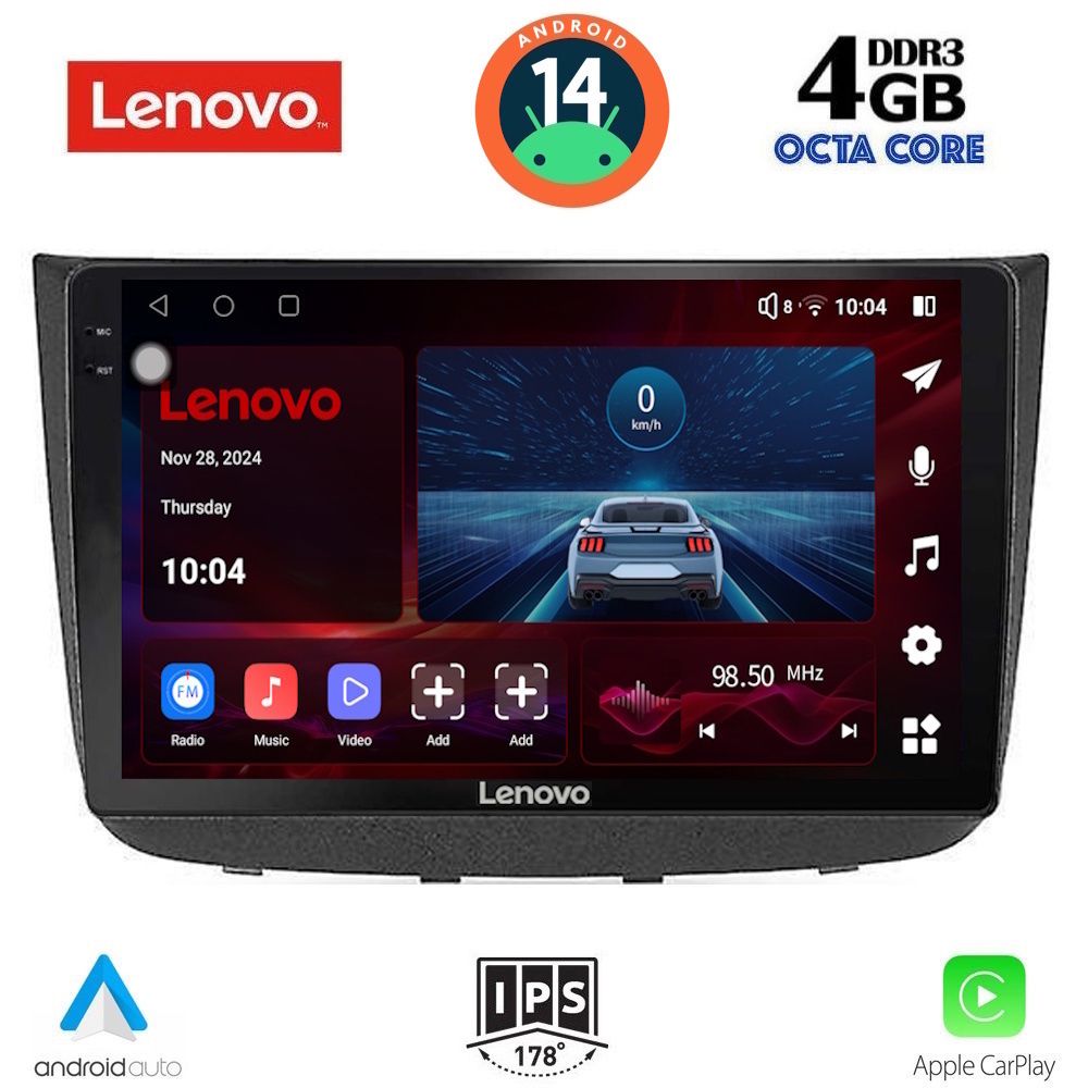 Βλησαρούλης Car Center - LENOVO SSV 8420_CPA (10inc) MULTIMEDIA TABLET for MERCEDES VITO - VIANO (W639) mod. 2003-2007