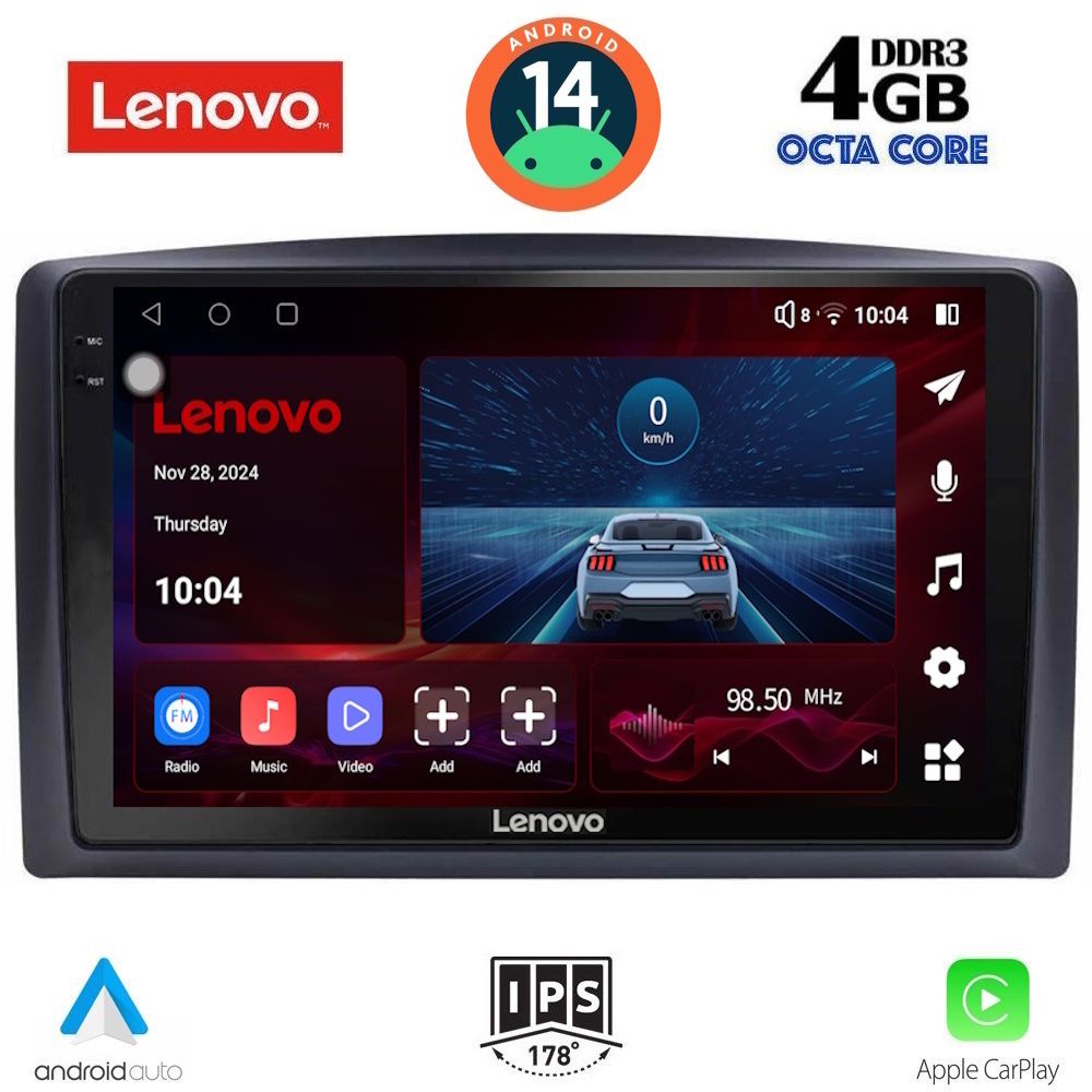 Βλησαρούλης Car Center - LENOVO SSV 8421_CPA (10inc) MULTIMEDIA TABLET for MERCEDES VITO – VIANO  (W447) mod. 2015-2022