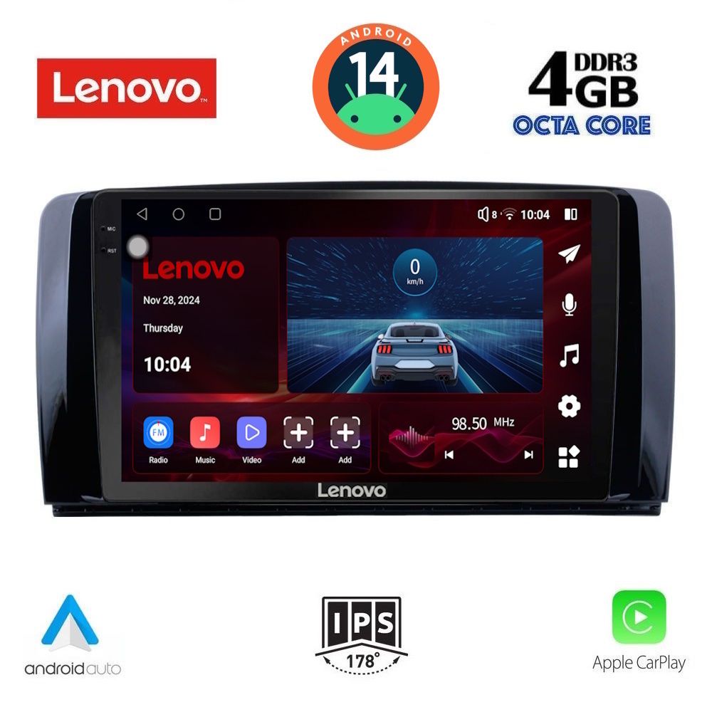 Βλησαρούλης Car Center - LENOVO SSV 8422_CPA (9inc) MULTIMEDIA TABLET for MERCEDES R (W251) mod. 2006-2015