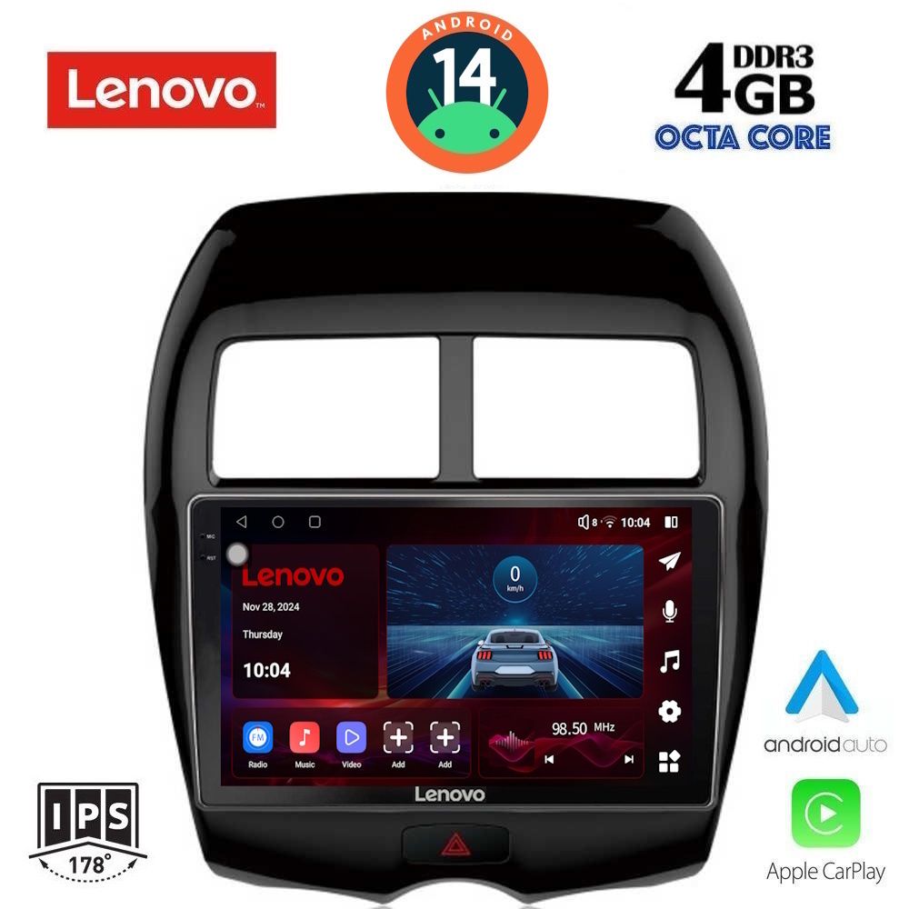Βλησαρούλης Car Center - LENOVO SSV 8430_CPA (10inc) MULTIMEDIA TABLET for MITSUBISHI ASX mod. 2009> - PEUGEOT 4008 mod. 2012-2018