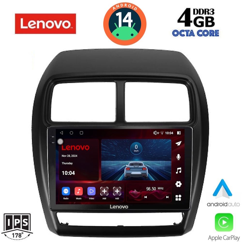 Βλησαρούλης Car Center - LENOVO SSV 8431_CPA (9inc) MULTIMEDIA TABLET for MITSUBISHI ASX mod. 2020>
