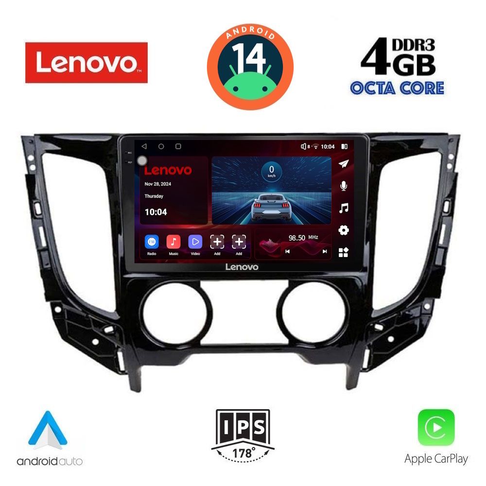 Βλησαρούλης Car Center - LENOVO SSV 8437_CPA A/C (9inc) MULTIMEDIA TABLET for MITSUBISHI L200 mod. 2015> με A/C