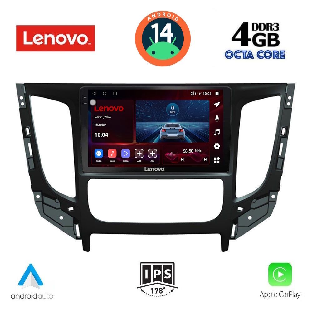 Βλησαρούλης Car Center - LENOVO SSV 8437_CPA CLIMA (9inc) MULTIMEDIA TABLET for MITSUBISHI L200 mod. 2015> με CLIMA