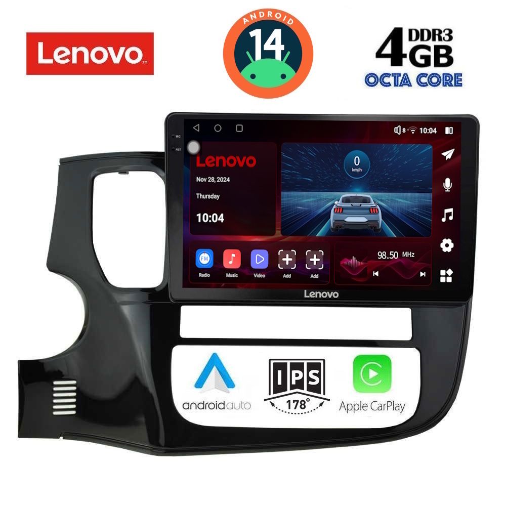 Βλησαρούλης Car Center - LENOVO SSV 8443_CPA (10inc) MULTIMEDIA TABLET for MITSUBISHI OUTLANDER mod. 2013-2020