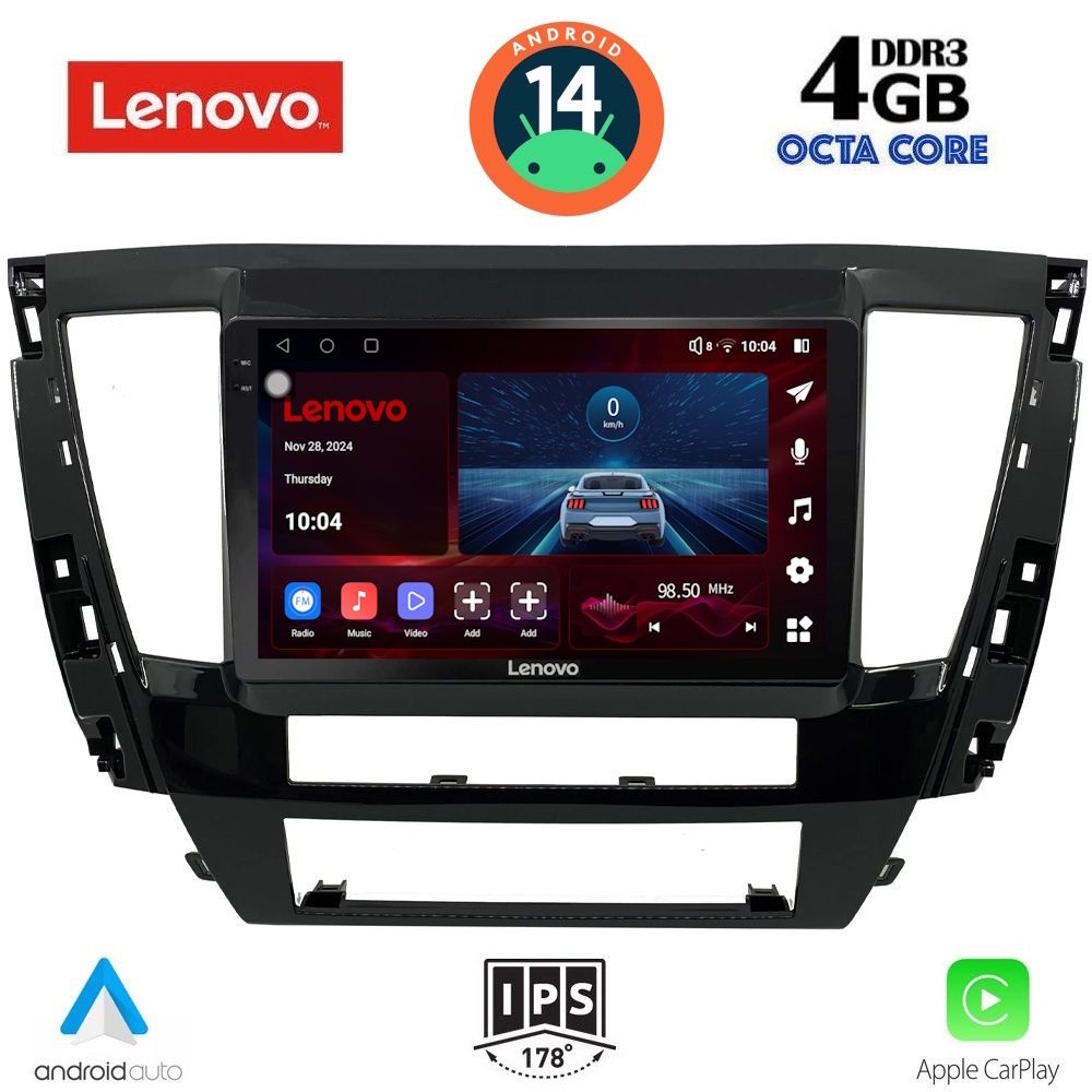 Βλησαρούλης Car Center - LENOVO SSV 8447S_CPA (9inc) MULTIMEDIA TABLET for MITSUBISHI PAJERO SPORT mod. 2020>