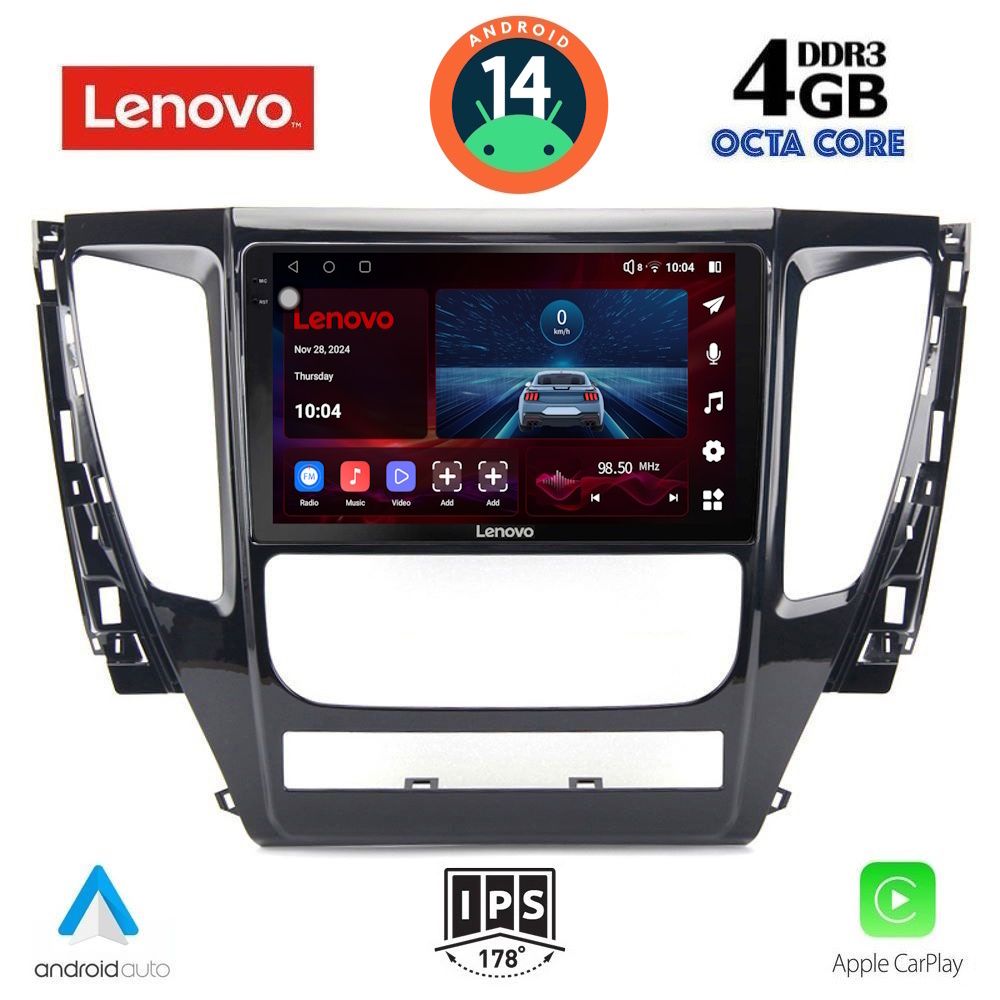 Βλησαρούλης Car Center - LENOVO SSV 8447A_CPA (9inc) MULTIMEDIA TABLET for MITSUBISHI PAJERO mod. 2013-2020