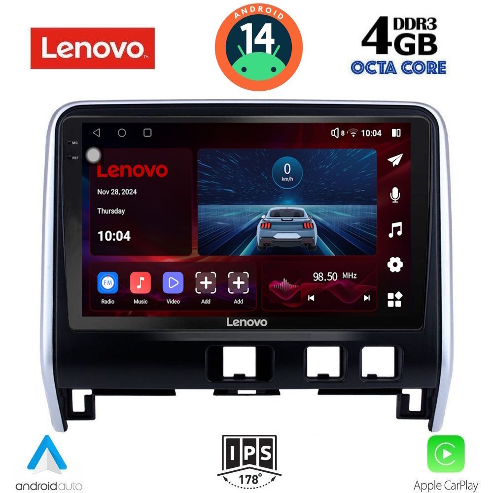 Βλησαρούλης Car Center - LENOVO SSV 8471_CPA (10inc) MULTIMEDIA TABLET for NISSAN SERENA mod. 2016>