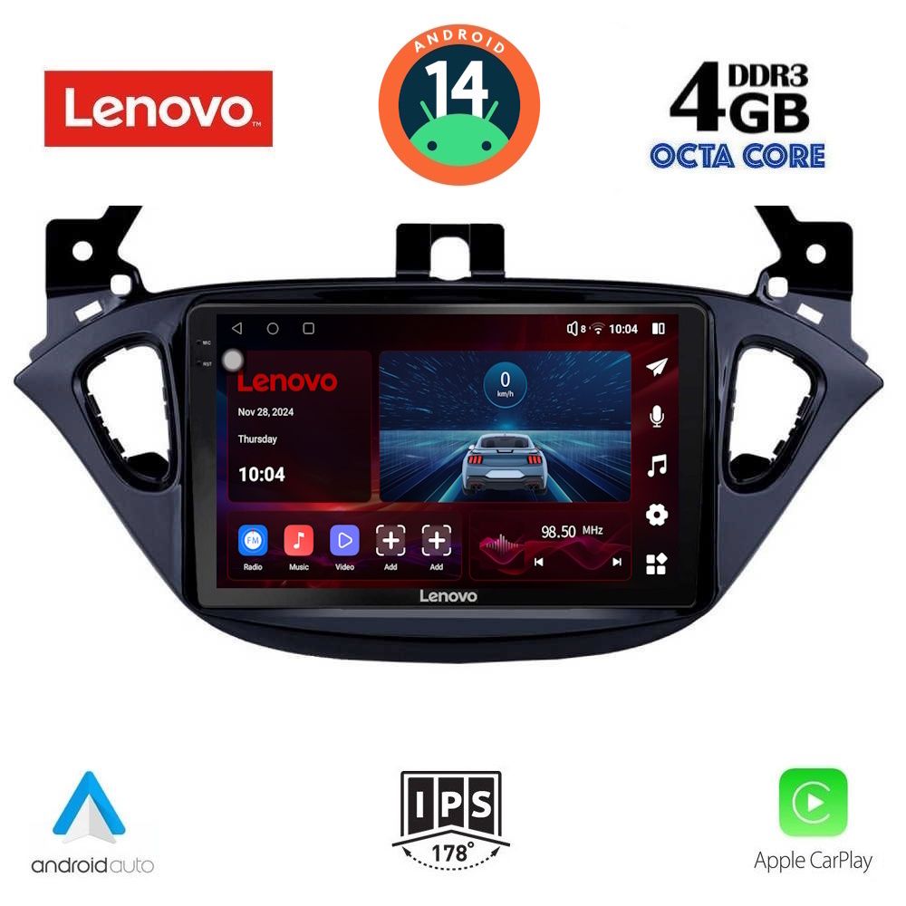 Βλησαρούλης Car Center - LENOVO SSV 8486_CPA (9inc) MULTIMEDIA TABLET for OPEL ADAM - CORSA E mod. 2014-2021