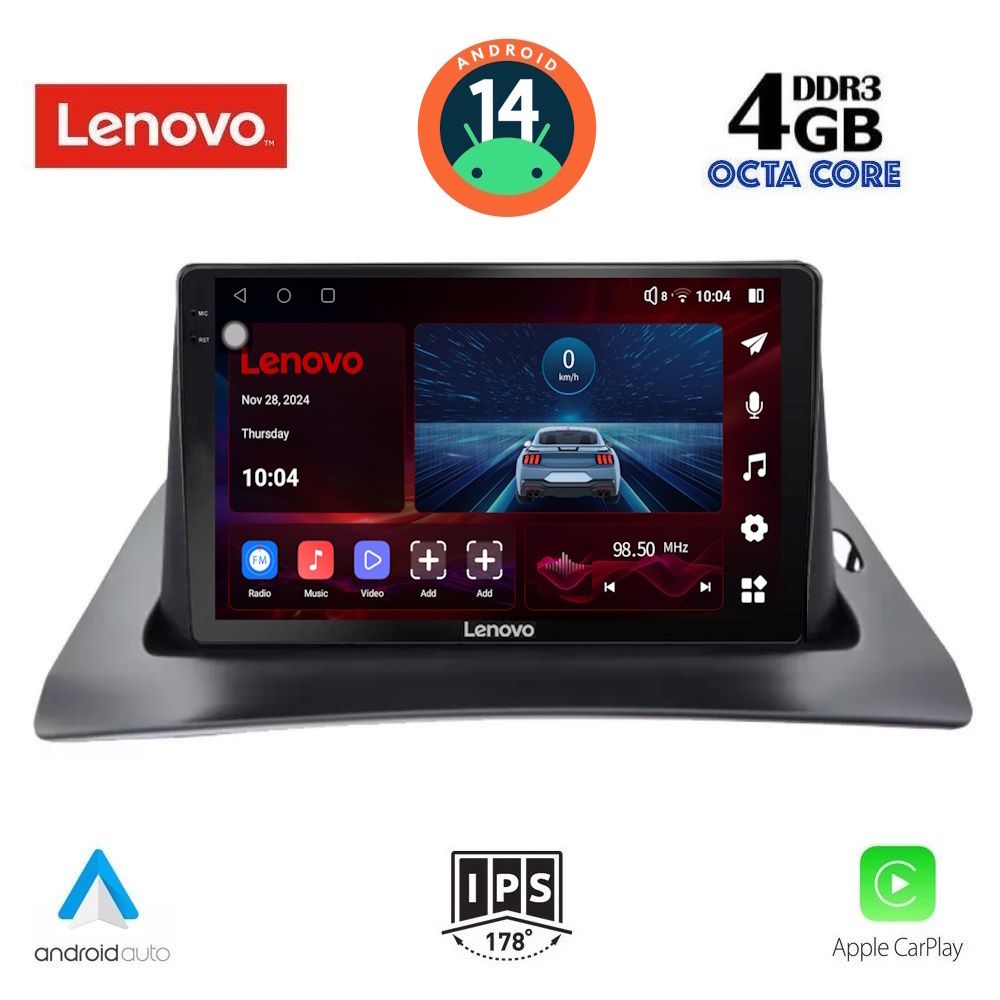 Βλησαρούλης Car Center - LENOVO SSV 8550_CPA (9inc) MULTIMEDIA TABLET for RENAULT KANGOO mod. 2010>