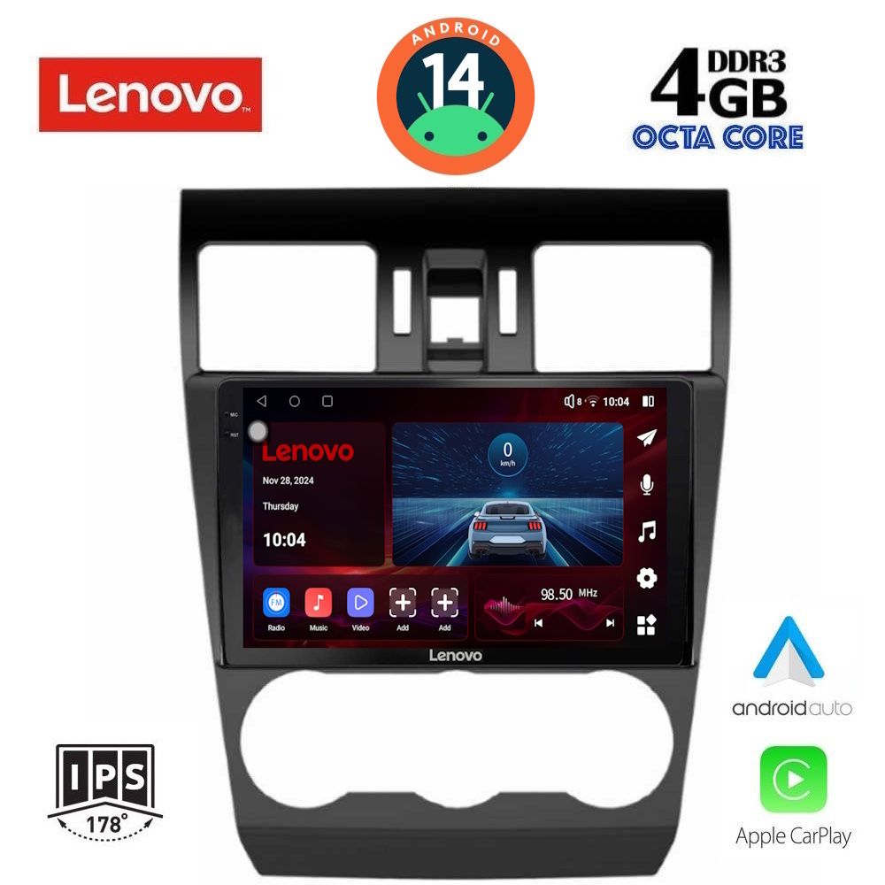 Βλησαρούλης Car Center - LENOVO SSV 8663_CPA (9inc) MULTIMEDIA TABLET for SUBARU FORESTER - IMPREZA - XV mod. 2013-2019