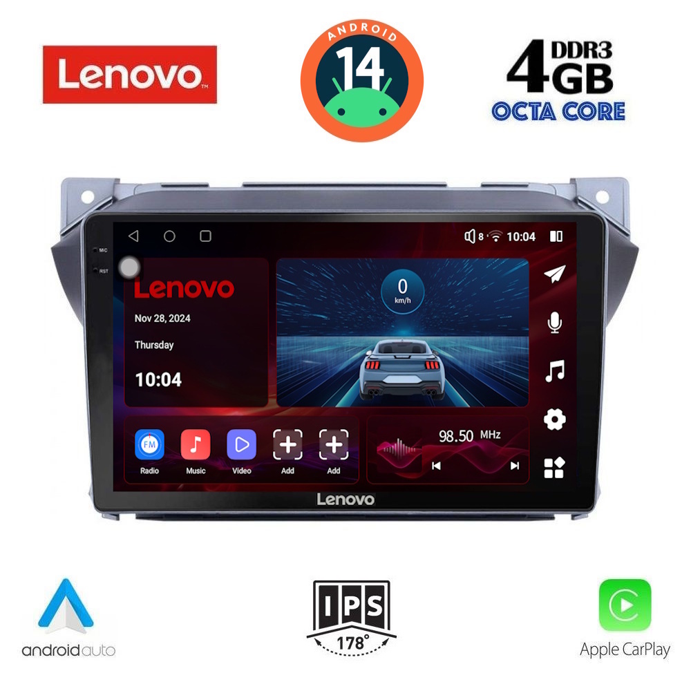 Βλησαρούλης Car Center - LENOVO SSV 8670_CPA (9inc) MULTIMEDIA TABLET for SUZUKI ALTO - NISSAN PIXO 2009>