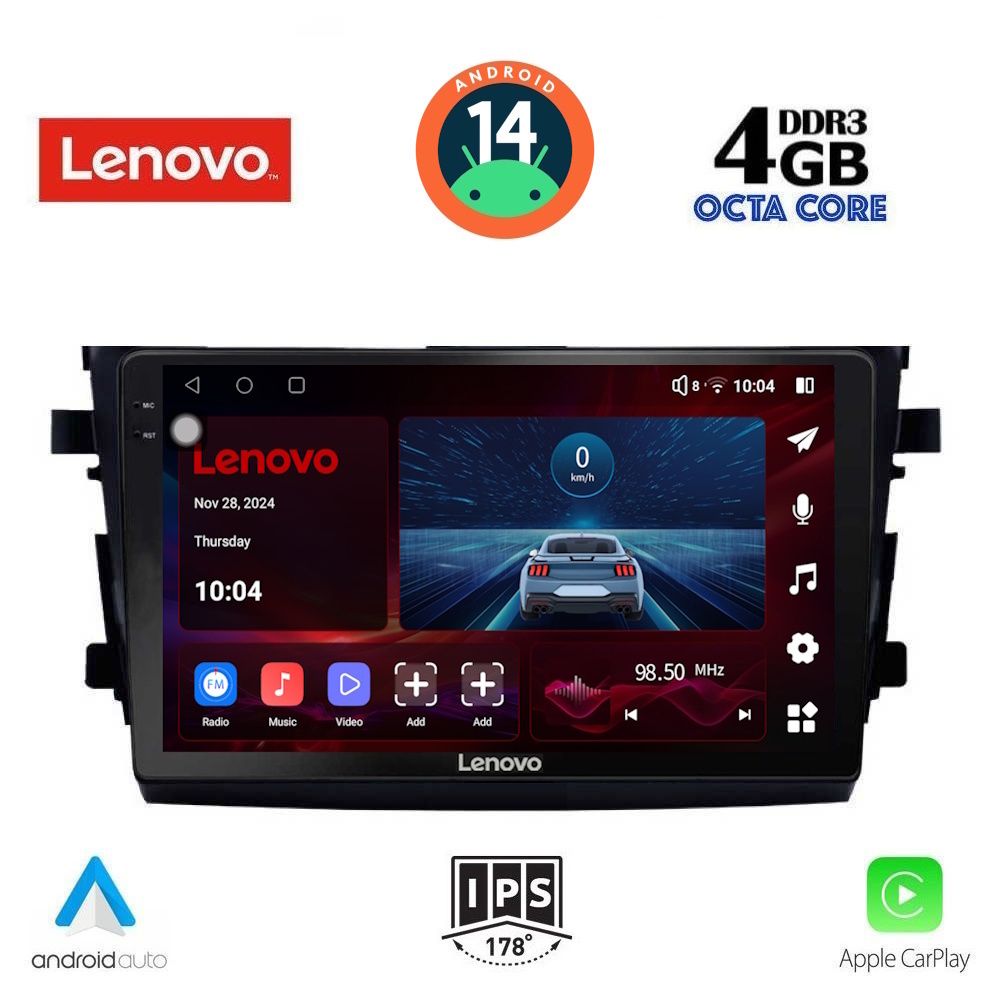 Βλησαρούλης Car Center - LENOVO SSV 8674_CPA (9inc) MULTIMEDIA TABLET for SUZUKI CELERIO mod. 2015>