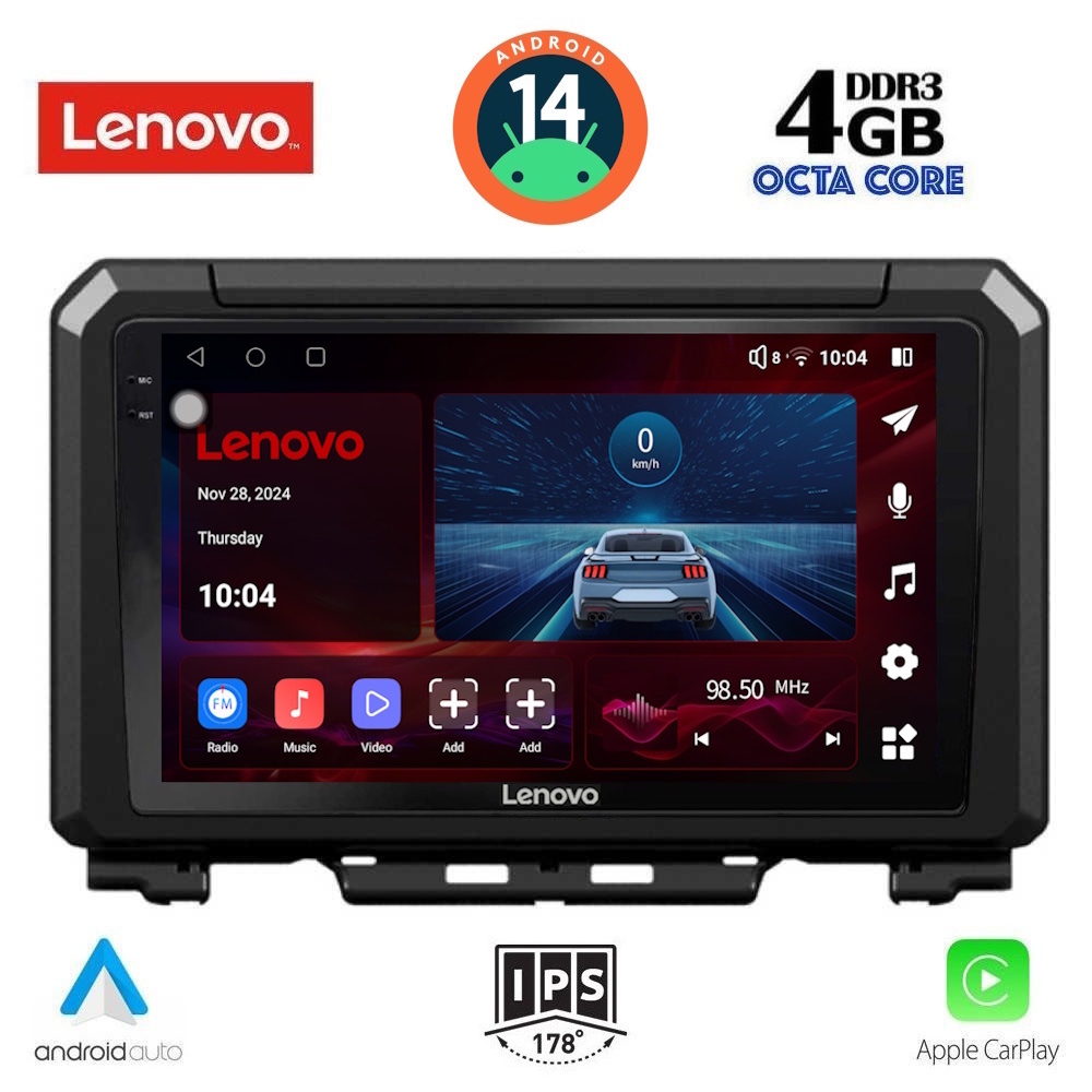 Βλησαρούλης Car Center - LENOVO SSV 8679_CPA (9inc) MULTIMEDIA TABLET for SUZUKI JIMNY mod. 2017>