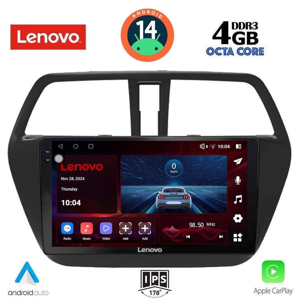 Βλησαρούλης Car Center - LENOVO SSV 8689_CPA (9inc) MULTIMEDIA TABLET for SUZUKI Sx4 SCROSS mod. 2014>