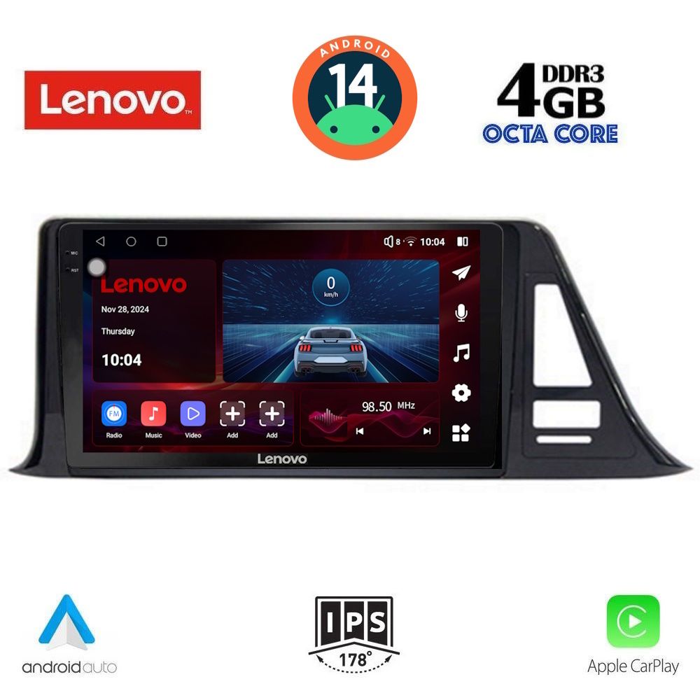 Βλησαρούλης Car Center - LENOVO SSV 8709_CPA (9inc) MULTIMEDIA TABLET for TOYOTA CH-R mod. 2017>