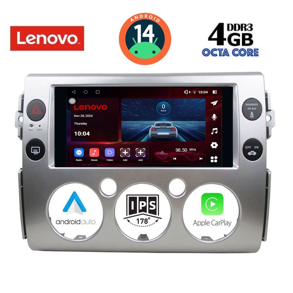 Βλησαρούλης Car Center - LENOVO SSV 8717_CPA (9inc) MULTIMEDIA TABLET for TOYOTA FJ CRUISER mod. 2007-2013