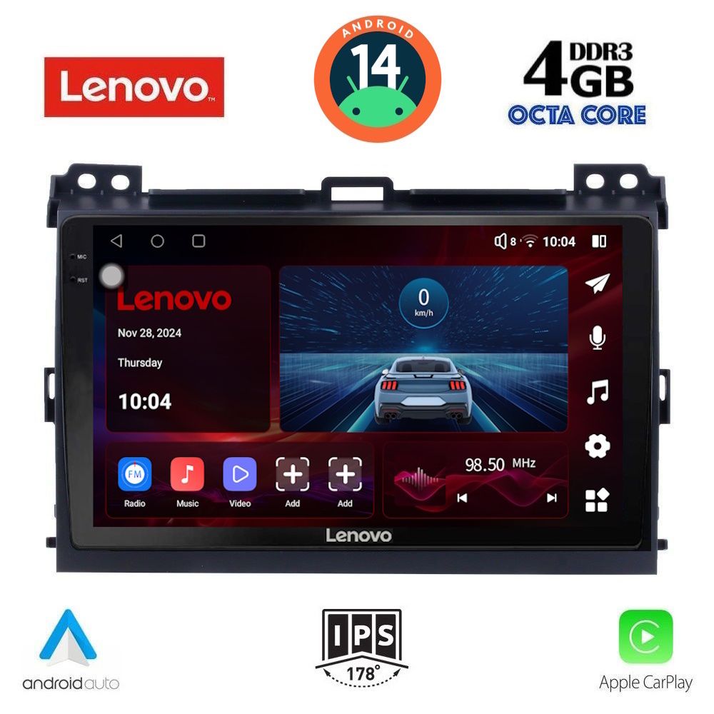 Βλησαρούλης Car Center - LENOVO SSV 8723_CPA (9inc) MULTIMEDIA TABLET for TOYOTA LANDCRUISER mod. 2002-2008