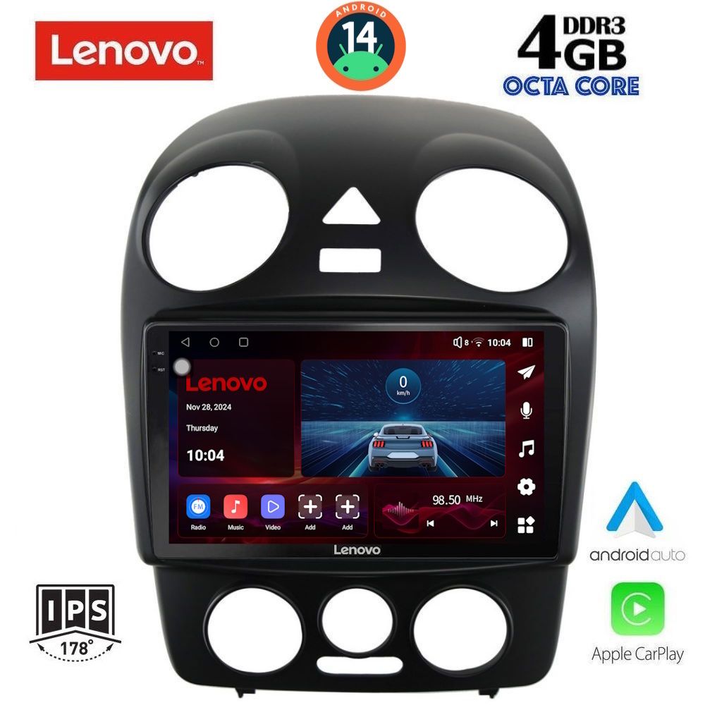 Βλησαρούλης Car Center - LENOVO SSV 8742_CPA (9inc) MULTIMEDIA TABLET for VW BEETLE mod. 2004-2011