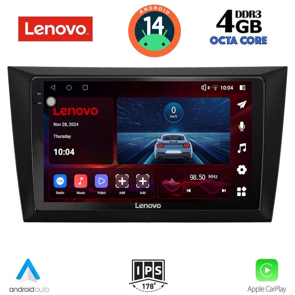 Βλησαρούλης Car Center - LENOVO SSV 8746_CPA  (9inc) MULTIMEDIA TABLET for GOLF 6 mod. 2009-2012