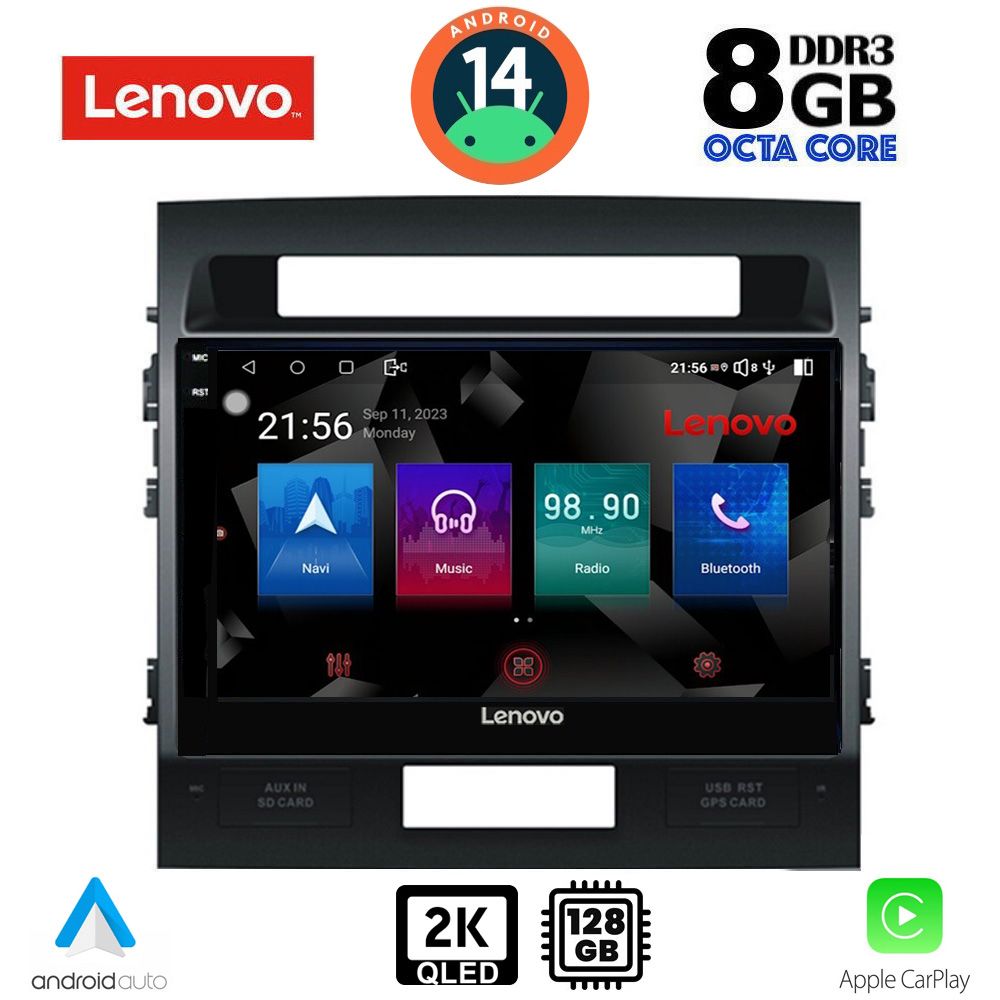 Βλησαρούλης Car Center - LENOVO SSW 10724_CPA (10inc) MULTIMEDIA TABLET for TOYOTA LAND CRUISER mod. 2008-2015