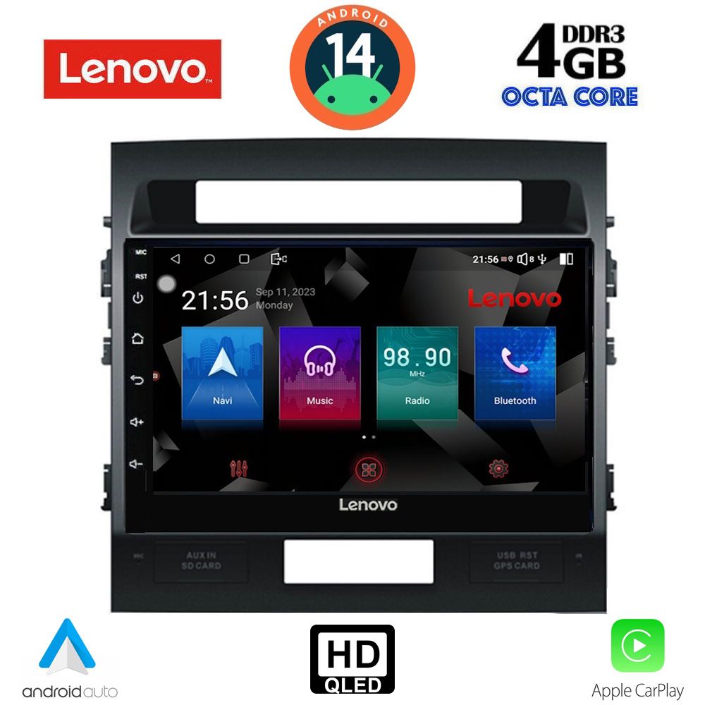 Βλησαρούλης Car Center - LENOVO SSX 9724_CPA (10inc) MULTIMEDIA TABLET for TOYOTA LAND CRUISER mod. 2008-2015