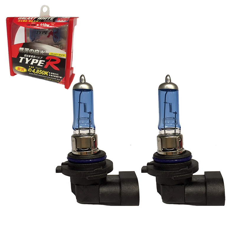 Βλησαρούλης Car Center - Λάμπες Αλογόνου HB4 9006 12V 55w Galaxy White Type-R TR-9106W 2 Τεμάχια