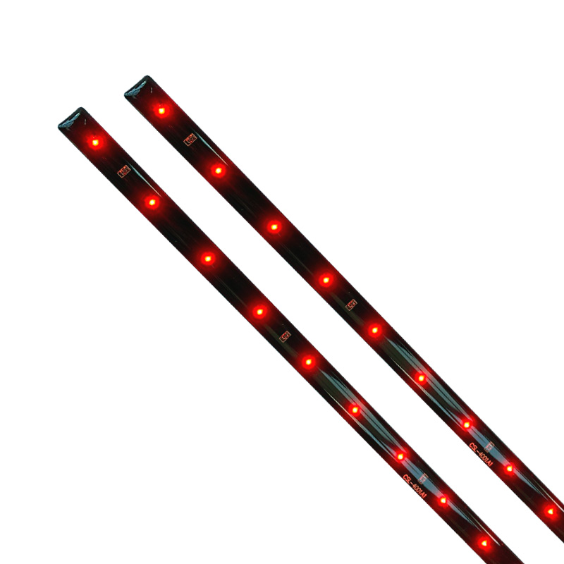 Βλησαρούλης Car Center - Διακοσμητικός Φωτισμός Led Ταινία 12Volt 40cm Κόκκινο (εναλλασόμενος φωτισμός) 2 Τεμάχια