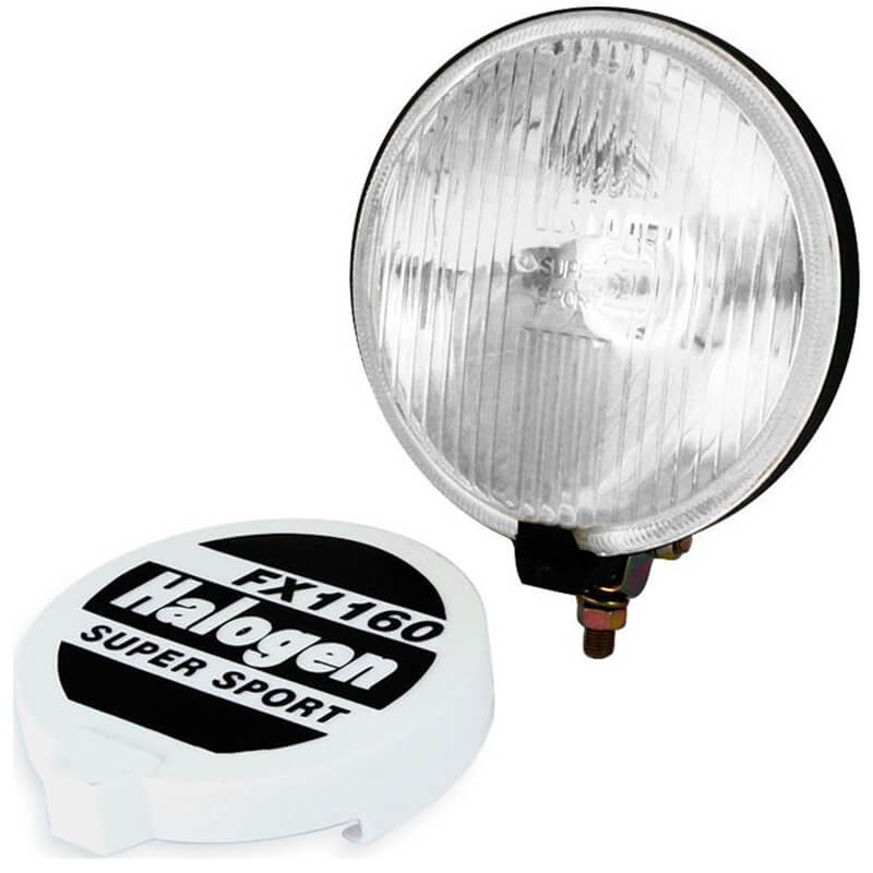 Βλησαρούλης Car Center - Προβολέας Στρόγγυλος Ø160mm H3 12 Volt 55W FX1160 Λευκός Με Καπάκι 1 Τεμάχιο