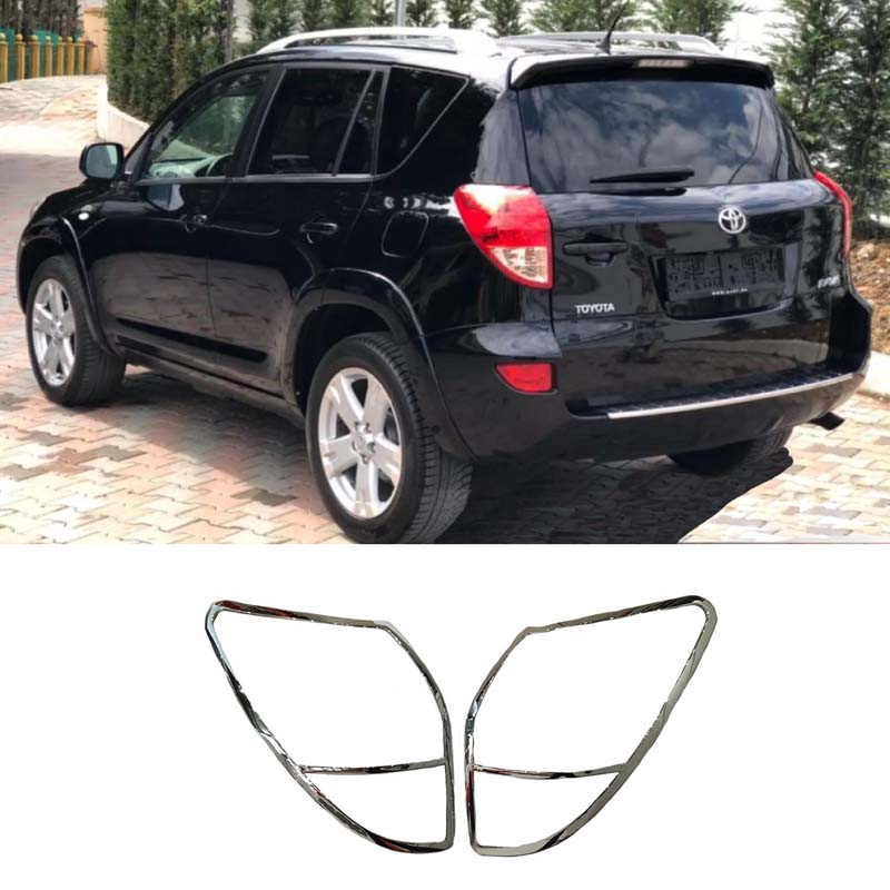 Βλησαρούλης Car Center - Μασκάκια Πισινών Φαναριών Χρωμίου Για Toyota Rav4 06-11 2 Τεμάχια