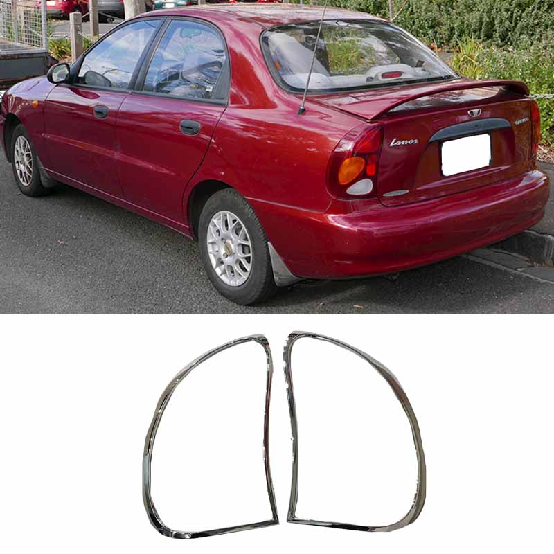 Βλησαρούλης Car Center - Μασκάκια Πισινών Φαναριών Χρωμίου Για Daewoo Lanos Sedan 02-08 2 Τεμάχια
