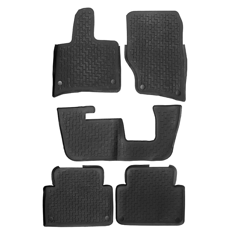 Βλησαρούλης Car Center - Πατάκια Σκαφάκια 3D Από Λάστιχο Για Audi Q7 4L 06-15 7 Θέσιο "Star Diamond" 5 Τεμάχια Μαύρα